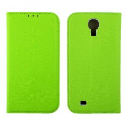 Samsung Galaxy S4 Slim Flip Leather Cover (Green)